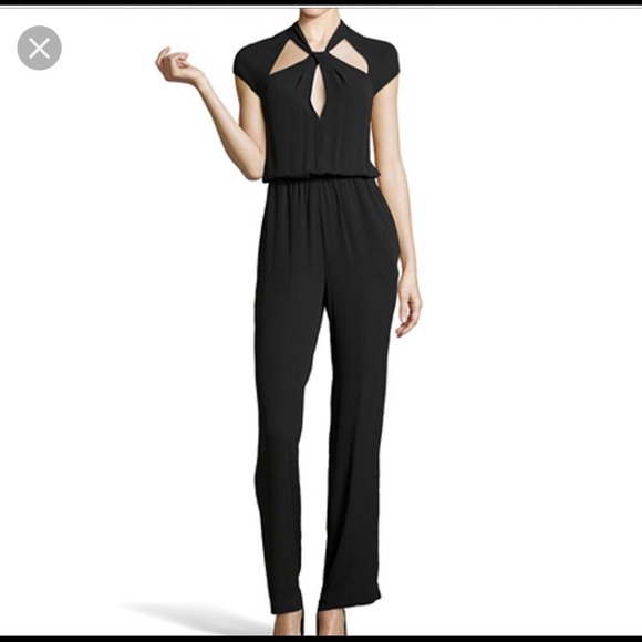 bcbg black jumpsuit